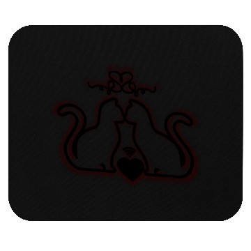 Discover I love cats Mouse Pads