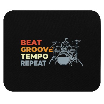 Discover Drummer Motivation Mouse Pads
