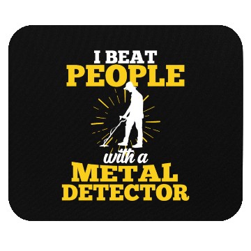 Discover Treasure Hunting Metal Detector Geocaching Mouse Pads