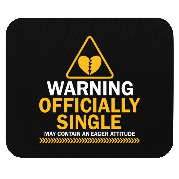 Discover Warning Officially Single Eager Attitude Mouse Pads