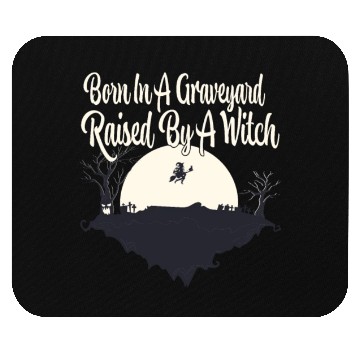 Discover Halloween Witch Ghost Monster Horror Fans Mouse Pads
