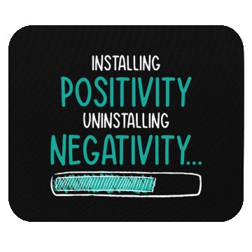 Discover Installing Optimistic People Happiness Positive Mouse Pads