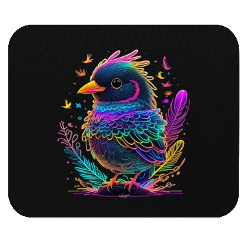 Discover vibrant bird Mouse Pads