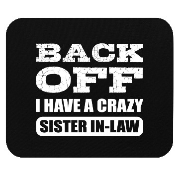 Discover Crazy Sister in Law Joker or Funny Person Gift Mouse Pads