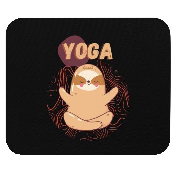 Discover yoga Mouse Pads