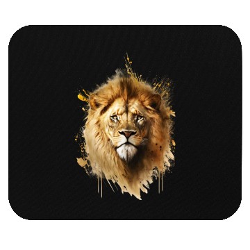 Discover Lion head Mouse Pads