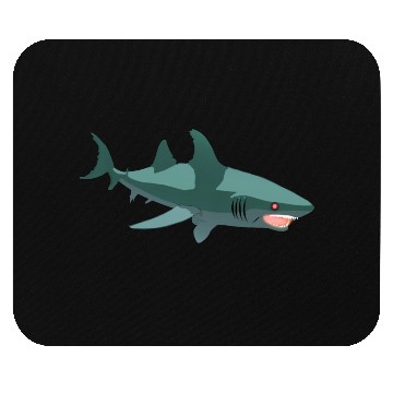 Discover Robot shark Mouse Pads