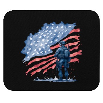Discover Stars And Stripes Mouse Pads