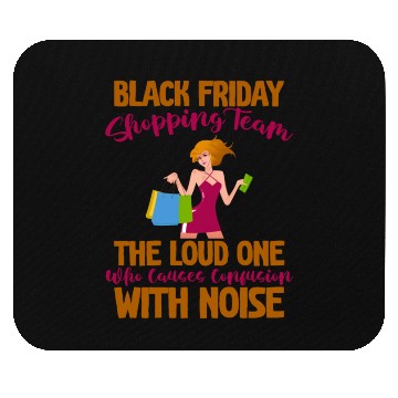 Discover Black Friday Shopping Team 4 Mouse Pads