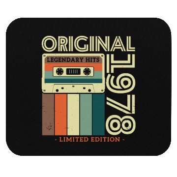 Discover Vintage 1978 Birthday Gift Mouse Pads