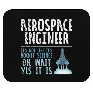 Discover Aerospace Engineer Rocket Science Space Scientist Mouse Pads