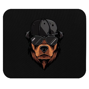 Discover Rottweiler Gangster Mouse Pads