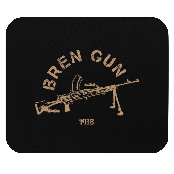 Discover Bren Light Machine Gun | World War 2 Weapon Mouse Pads