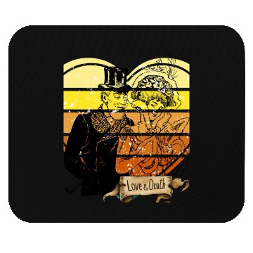 Discover love or death vintage Mouse Pads design