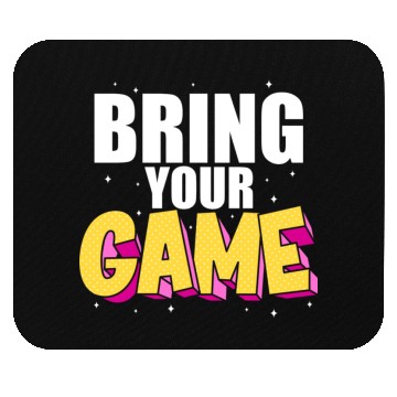 Discover BRING YOUR GAME nostalgia Mouse Pads