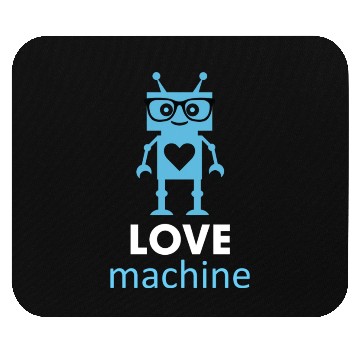 Discover Love Machine Robot cute Mouse Pads