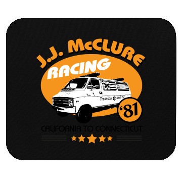 Discover JJ McClure Racing v2 yellow Mouse Pads
