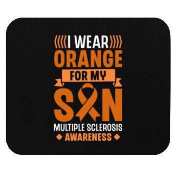 Discover I Wear Orange For My Son Multiples Sclerosis MS Mouse Pads