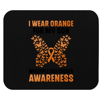 Discover I Wear Orange For My Son Multiples Sclerosis MS Mouse Pads