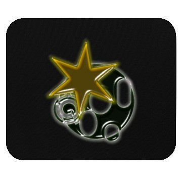 Discover Yellow Star Mouse Pads