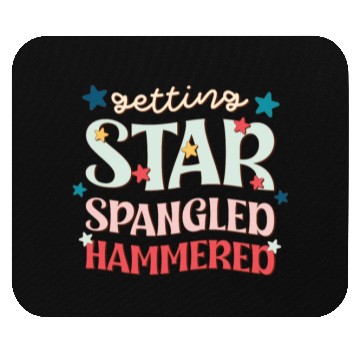 Discover Getting Star Spangled Hammered, Independence Day Mouse Pads