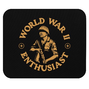 Discover World War 2 WW2 Enthusiast Mouse Pads