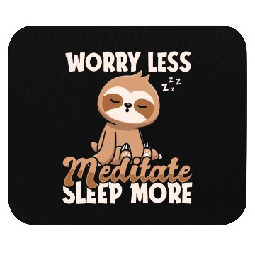 Discover Sloth Lazy Sloth Yoga Mouse Pads