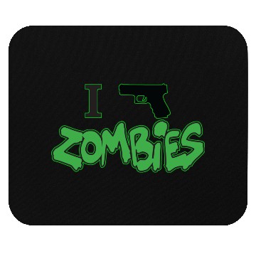 Discover I Shoot Zombies love Mouse Pads