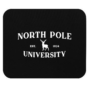 Discover North Pole University - Reindeer - Merry Christmas Mouse Pads