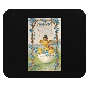 Discover Vintage Easter Card Mouse Pads