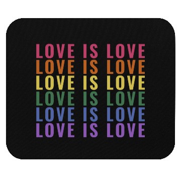 Discover Love is Love Gay Pride Mouse Pads