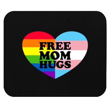 Discover Free Mom Hugs Gay Pride Trans Flag LGBTQ Free Hugs Mouse Pads