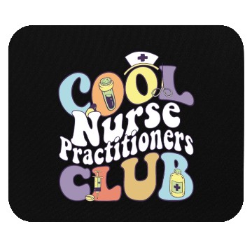 Discover Cool Nurse Practitioners Club RN Registered Nurse Mouse Pads