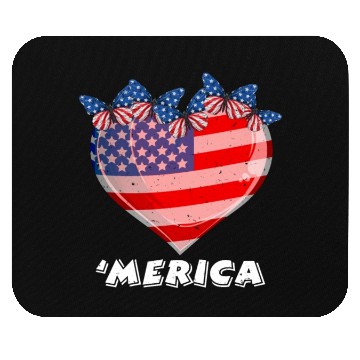 Discover Patriotism Merica Pride US Patriots USA Fan Mouse Pads