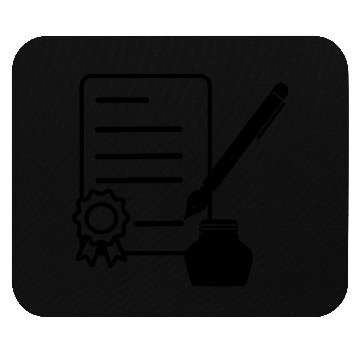 Discover Contract with wax seal, ink pen, Mouse Pads