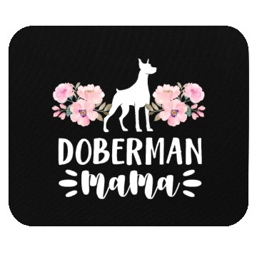 Discover Doberman Mama Mouse Pads