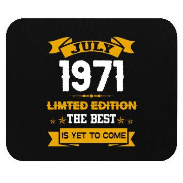 Discover July 1971 Birthday Surprise Mouse Pads