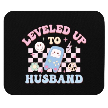 Discover Leveled Up To Husband, Happy Game Day Mouse Pads