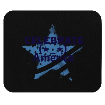Discover america 4th of july Mouse Pads