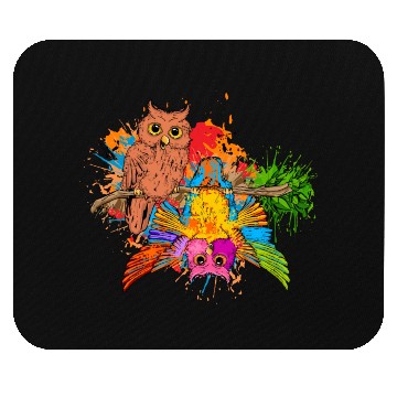 Discover Owl Being DIfferent Mouse Pads