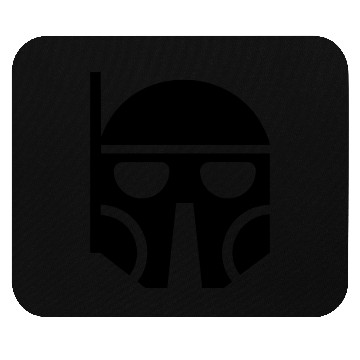 Discover Trend Black Mask Mouse Pads