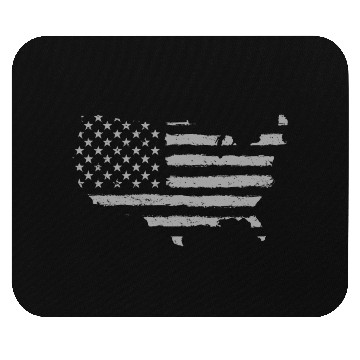 Discover HAND PAINTED US FLAG Mouse Pads