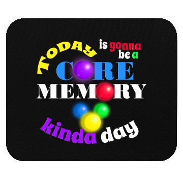 Discover Core Memory Day green Mouse Pads