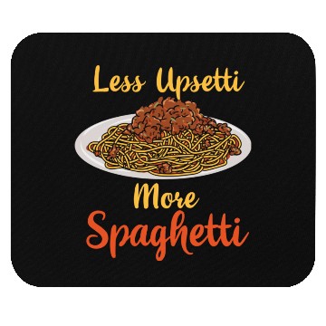 Discover DESIGNPasta Lover Less Upsetti More Spaghetti 70s Mouse Pads