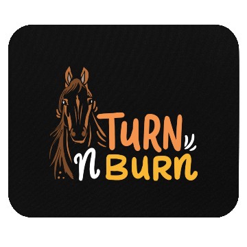 Discover DESIGNEquestrian Fun Barrel Racing Turn N Burn Mouse Pads