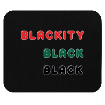 Discover Blackity Black Black Mouse Pads
