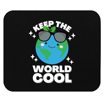 Discover DESIGNKeep The World Cool 80s Mouse Pads