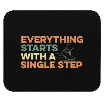 Discover Everything Starts With Small Step Mouse Pads