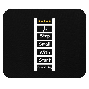 Discover Everything Starts With Small Step Mouse Pads