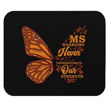 Discover MS Warriors Never Underestimate Our Strength Mouse Pads